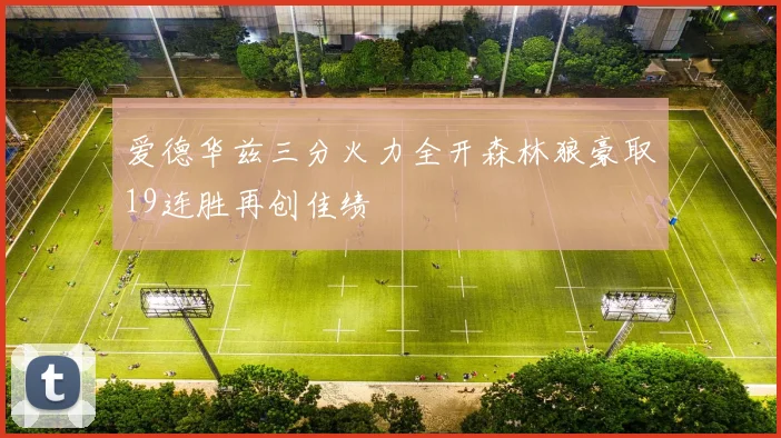爱德华兹三分火力全开森林狼豪取19连胜再创佳绩
