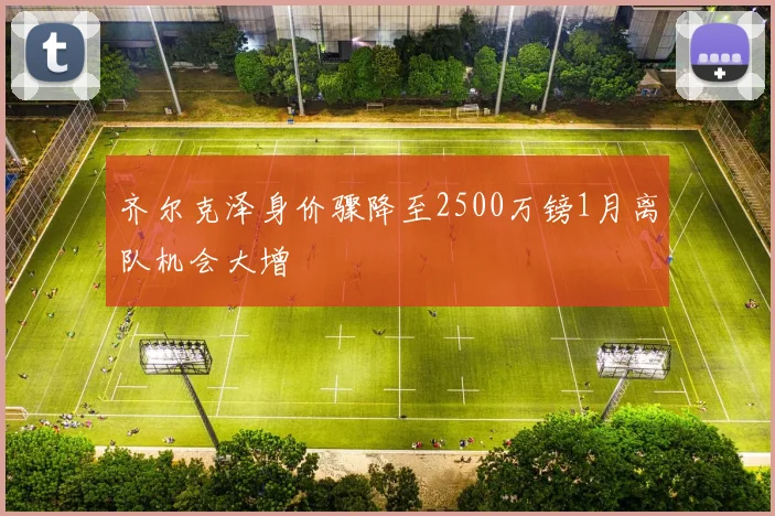 齐尔克泽身价骤降至2500万镑1月离队机会大增